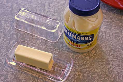 butter and mayo
