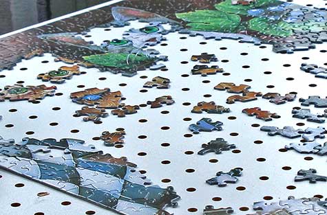 jigsaw puzzle with cats