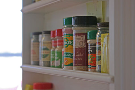alphabetized spices