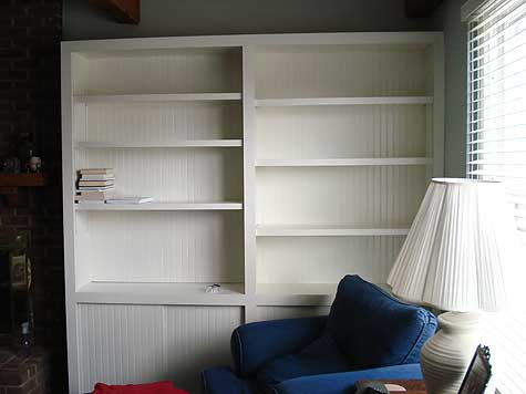 homemade bookcase