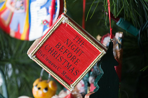 night before Christmas ornament