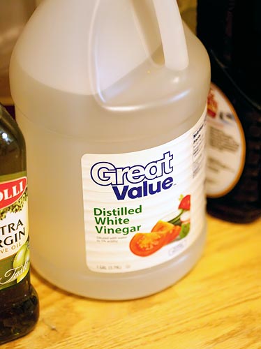 white vinegar