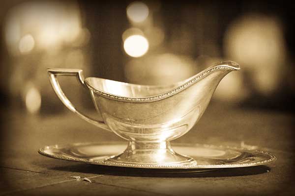 silver gravy boat