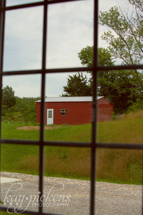 Barn out the window