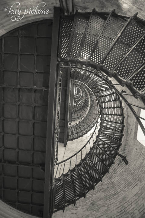 Currituck Lighthouse Stairs Fine Art Photography