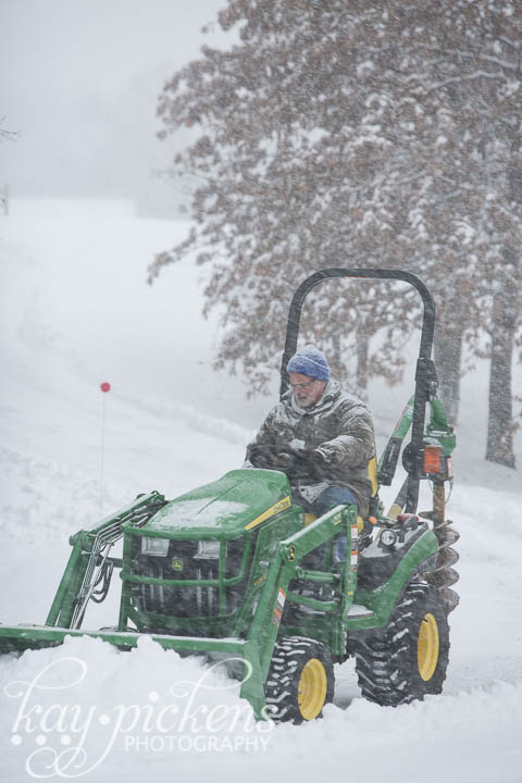 plowing snow