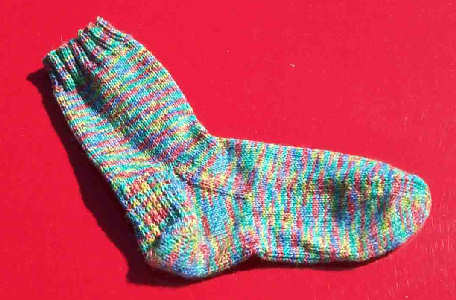 knitted sock